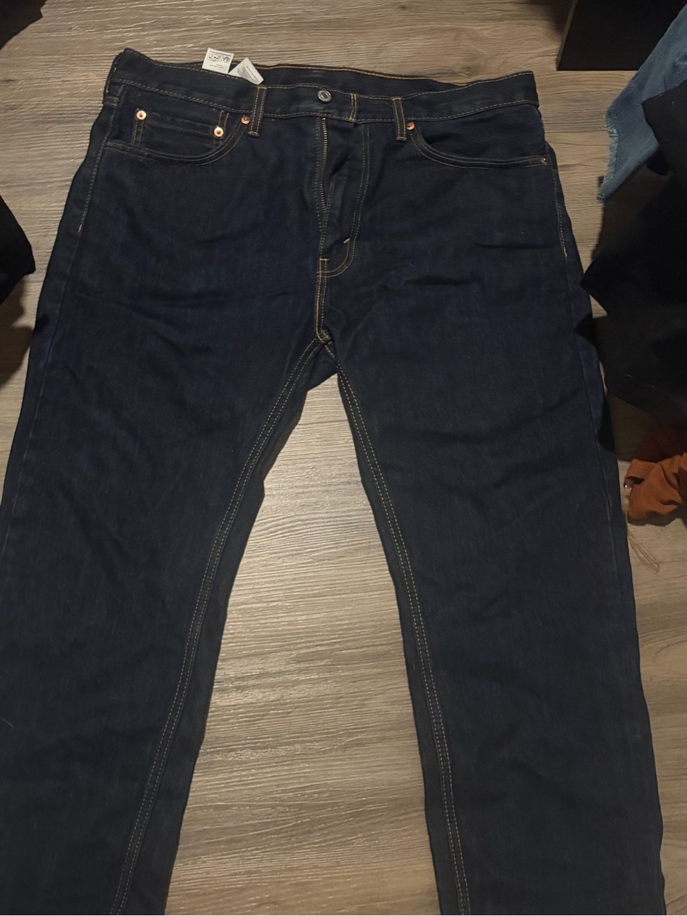 Levi's Navy Blue Straight-Leg Jeans